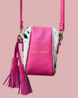Crossbody Pouch Pink & Nguni