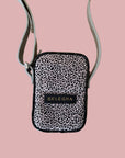 Wayfarer Utility Sling: Taupe & Pink Leopard
