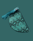 Luna Clutch: Snake & Turquoise