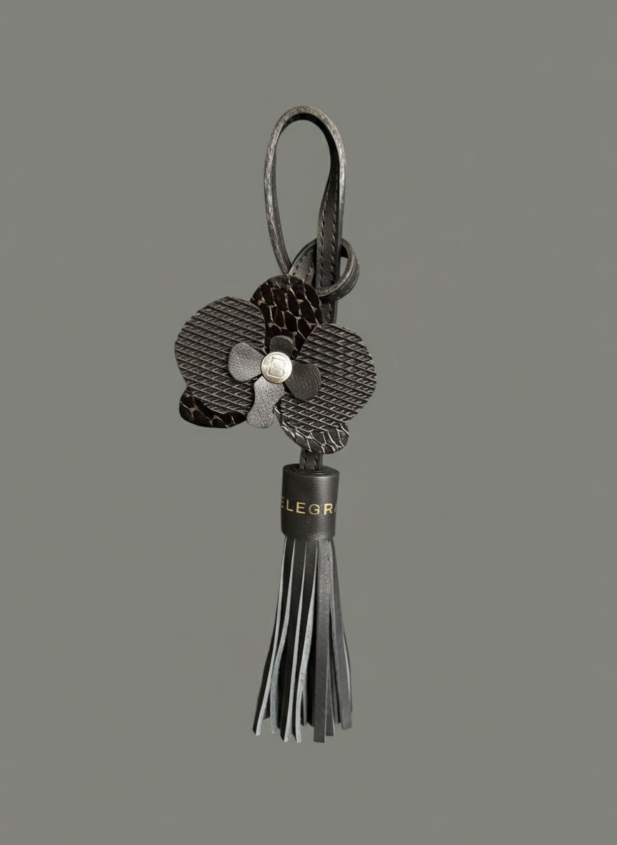 Flower & Tassel: Black