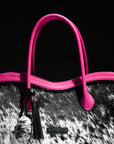 Le Brood Tote: Nguni & Pink