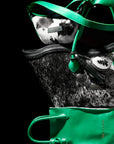 Le Brood Tote: Nguni & Amazon Green