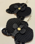 Black Orchid Earrings