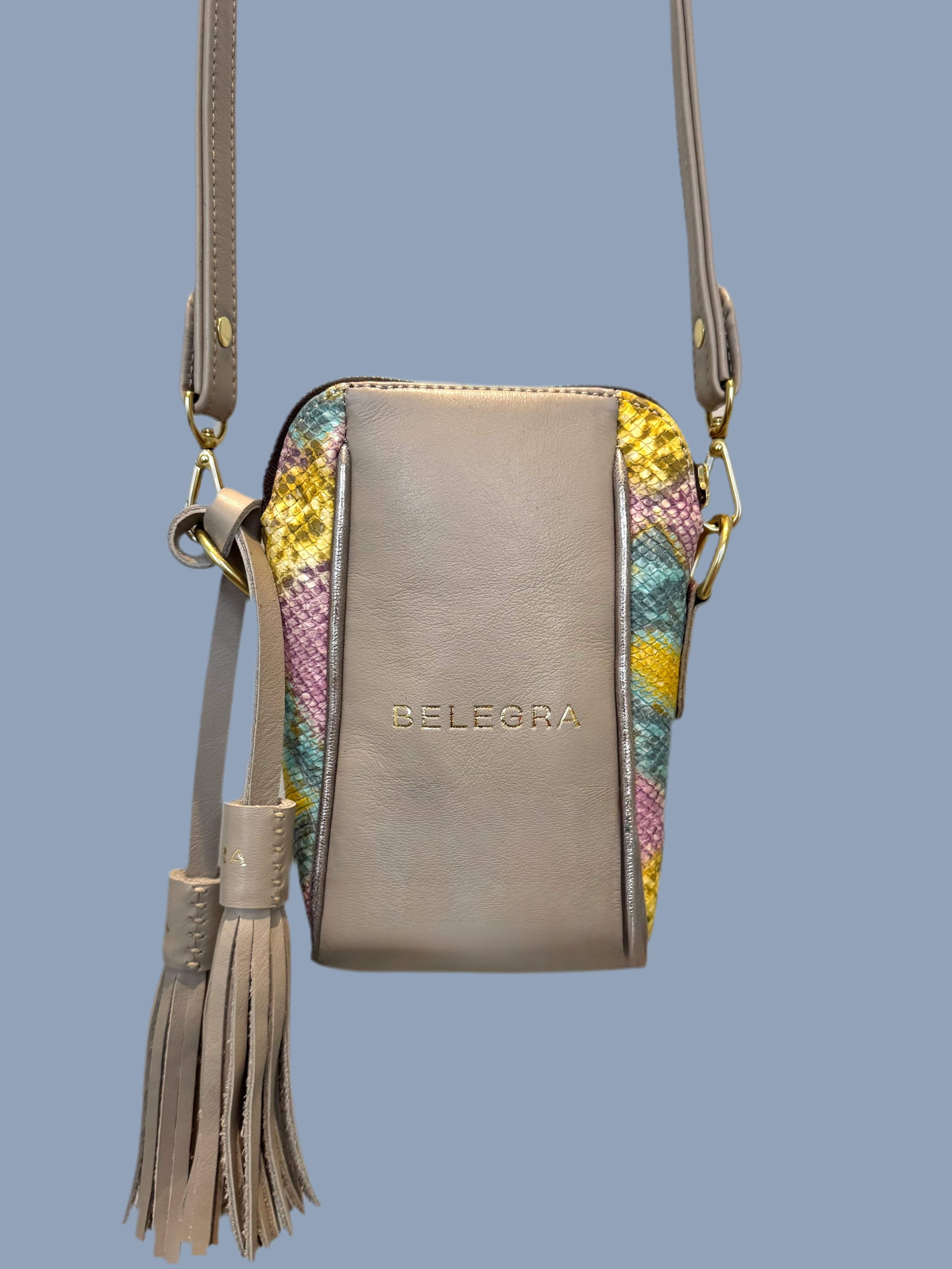 Crossbody Pouch Multi Snake Print