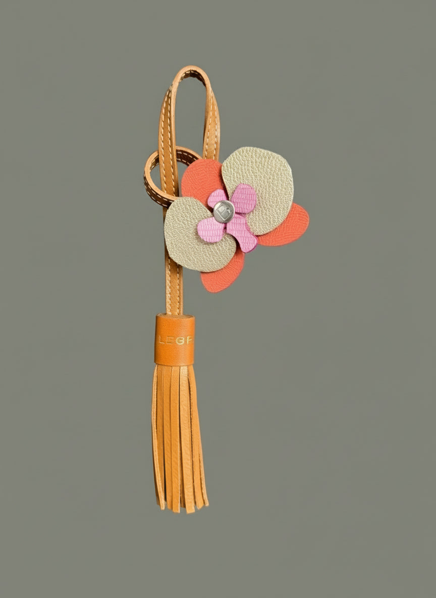 Flower & Tassel: Tan