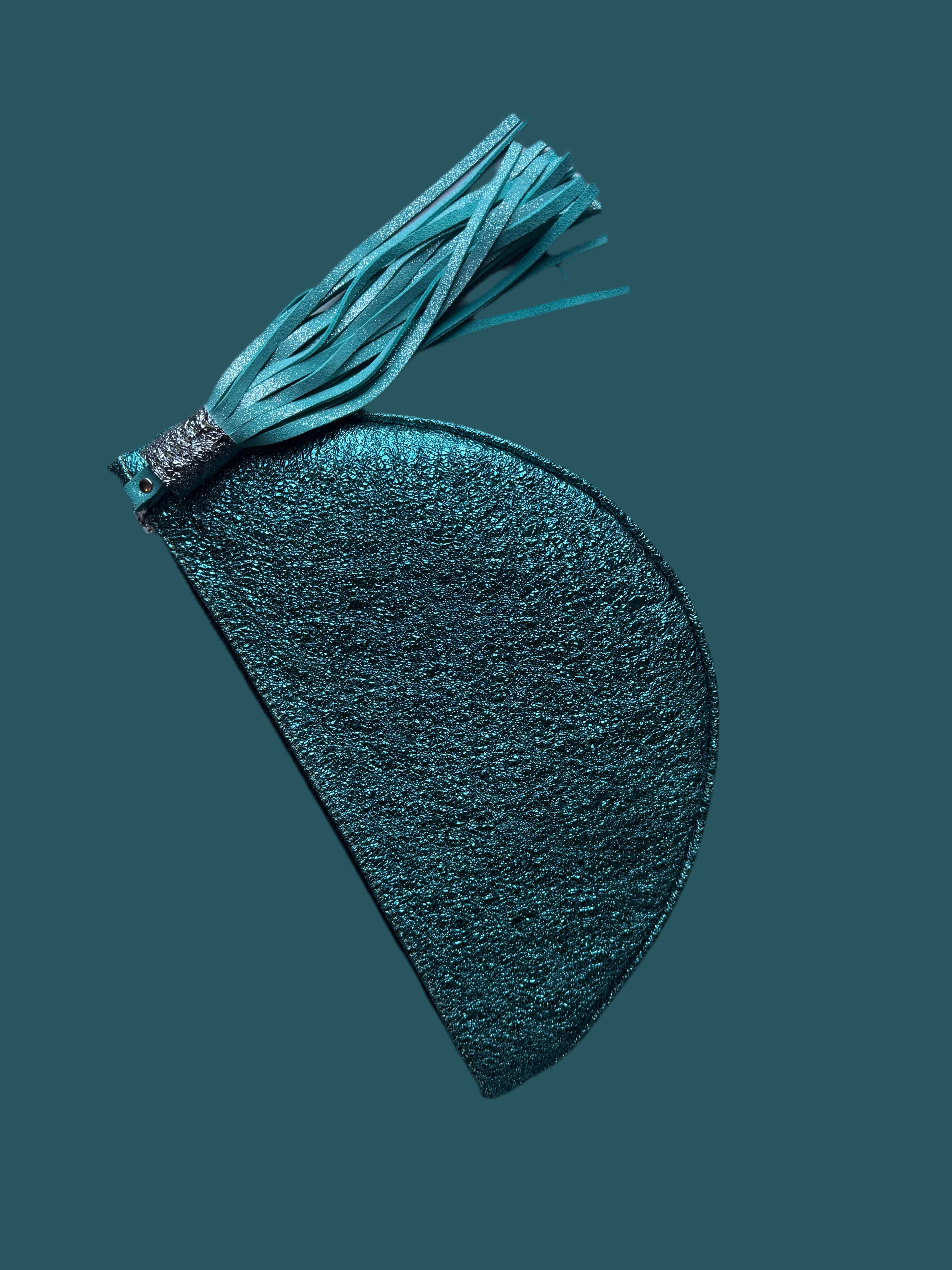 Luna Clutch: Snake & Turquoise