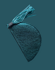 Luna Clutch: Snake & Turquoise