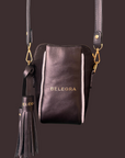 Crossbody Pouch Black & Suede