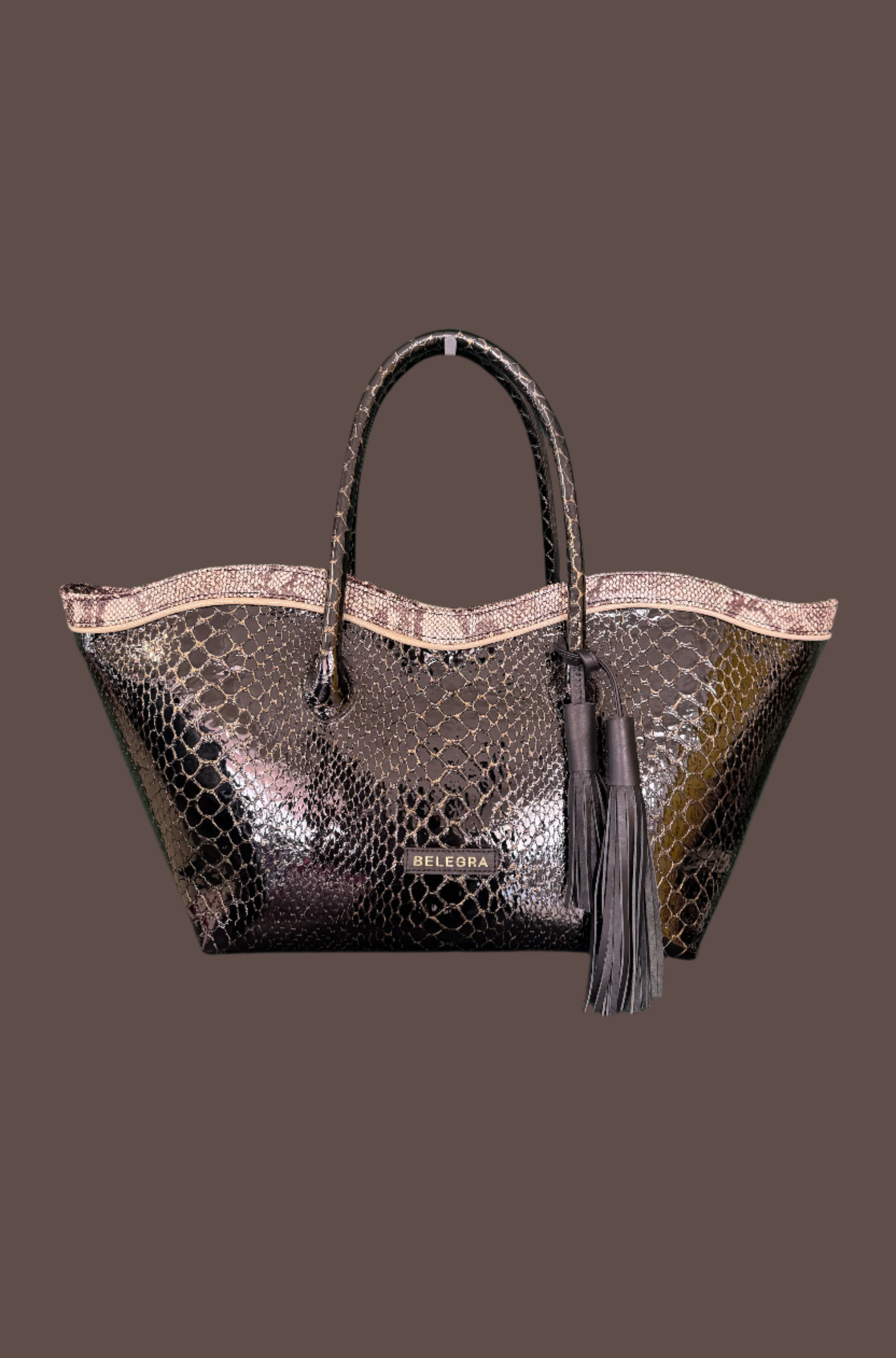 Le Brood Tote: Schwarze Viper & Vanilleschlange