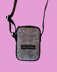 Wayfarer Utility Sling: Pink Leo & Black