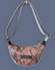Echo Sling: Blue & Red Snake Print