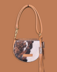 Schalentasche: Nguni Brown