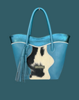 Midi Tote: Cowhide