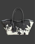 Le Brood Tote: Nguni & Black