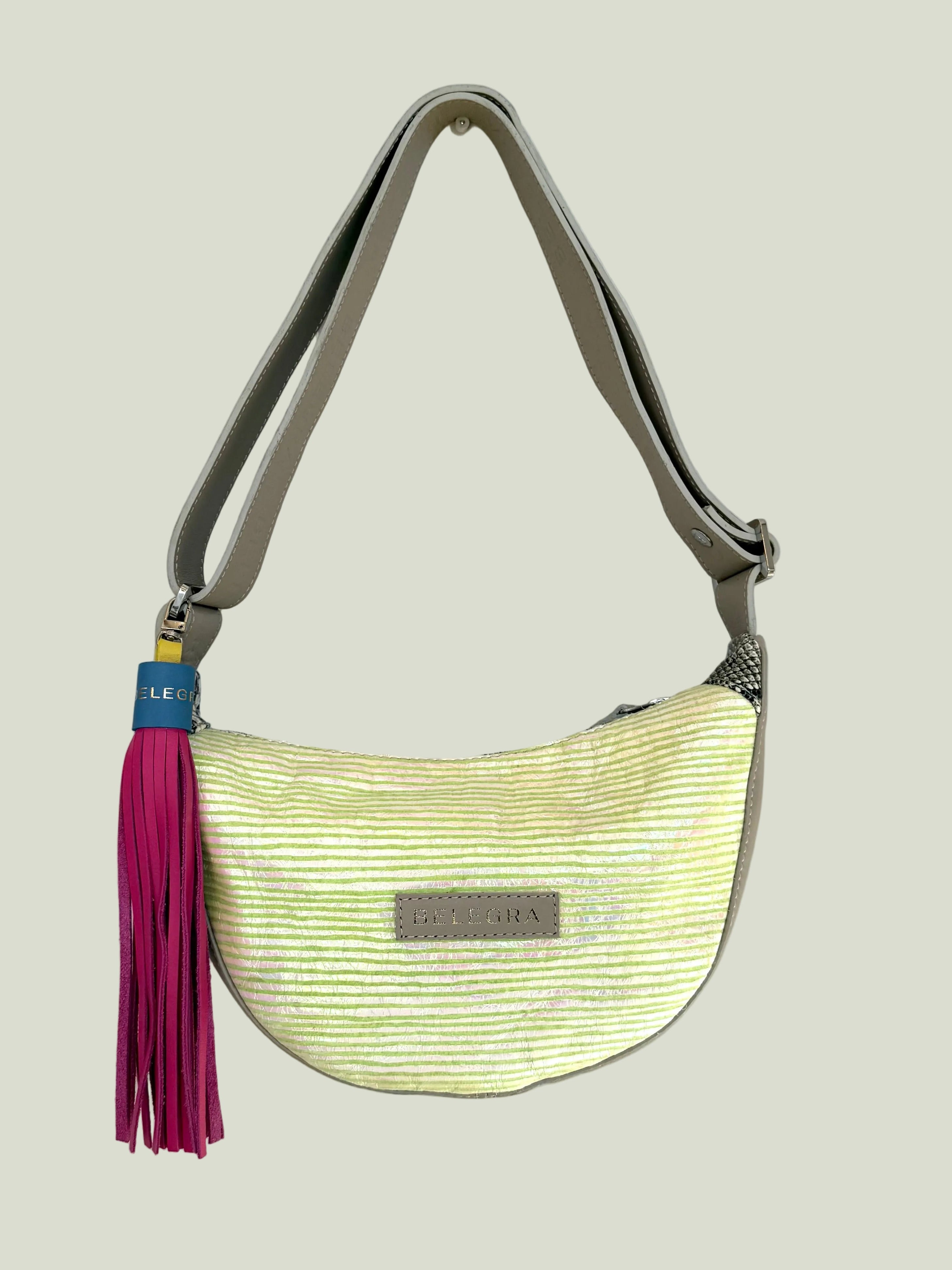 Allo Sling: Pearlescent & Green Stripes