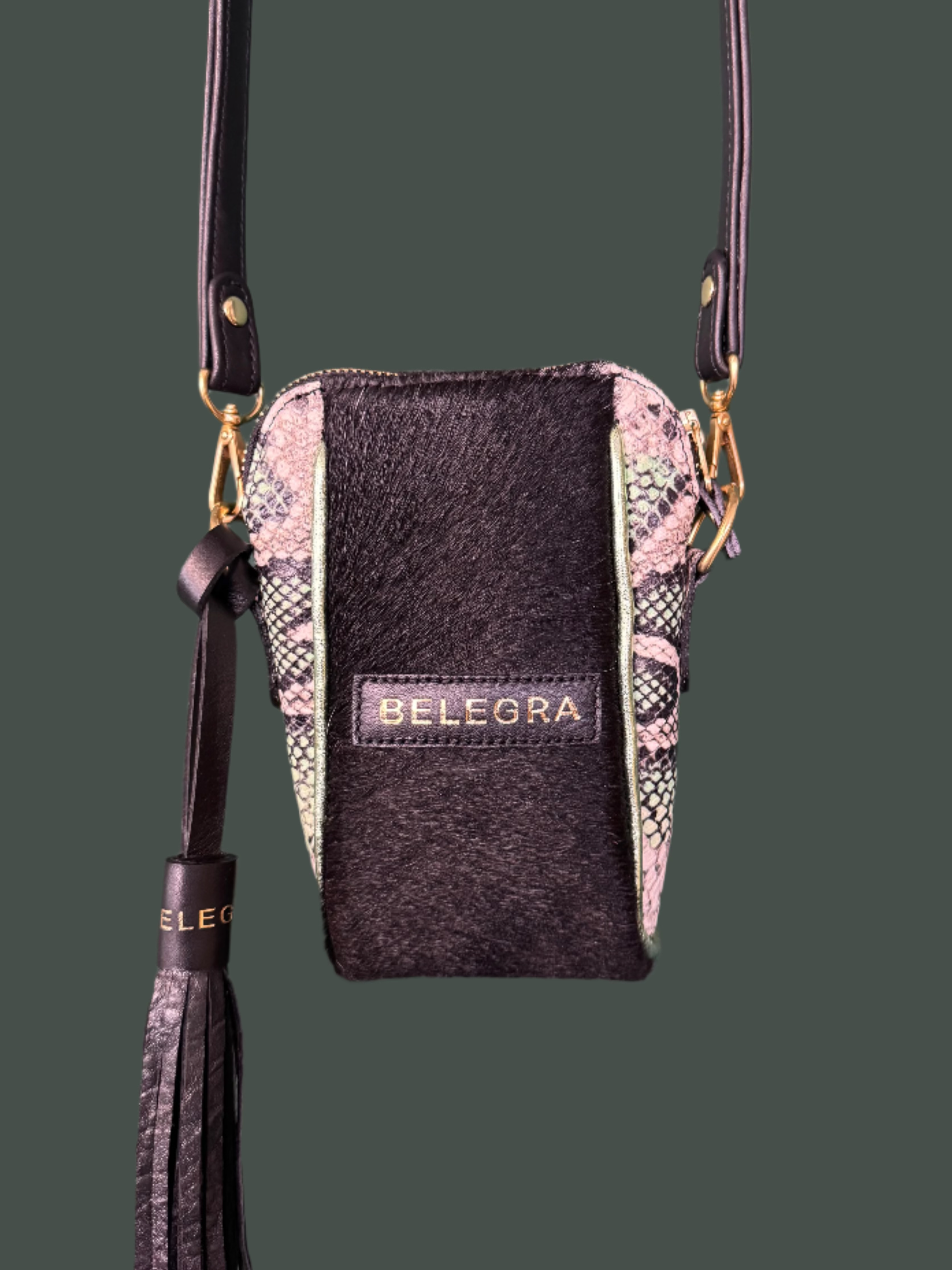 Crossbody Pouch Nguni & Snake Print