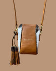 Crossbody Pouch Tan & Nguni