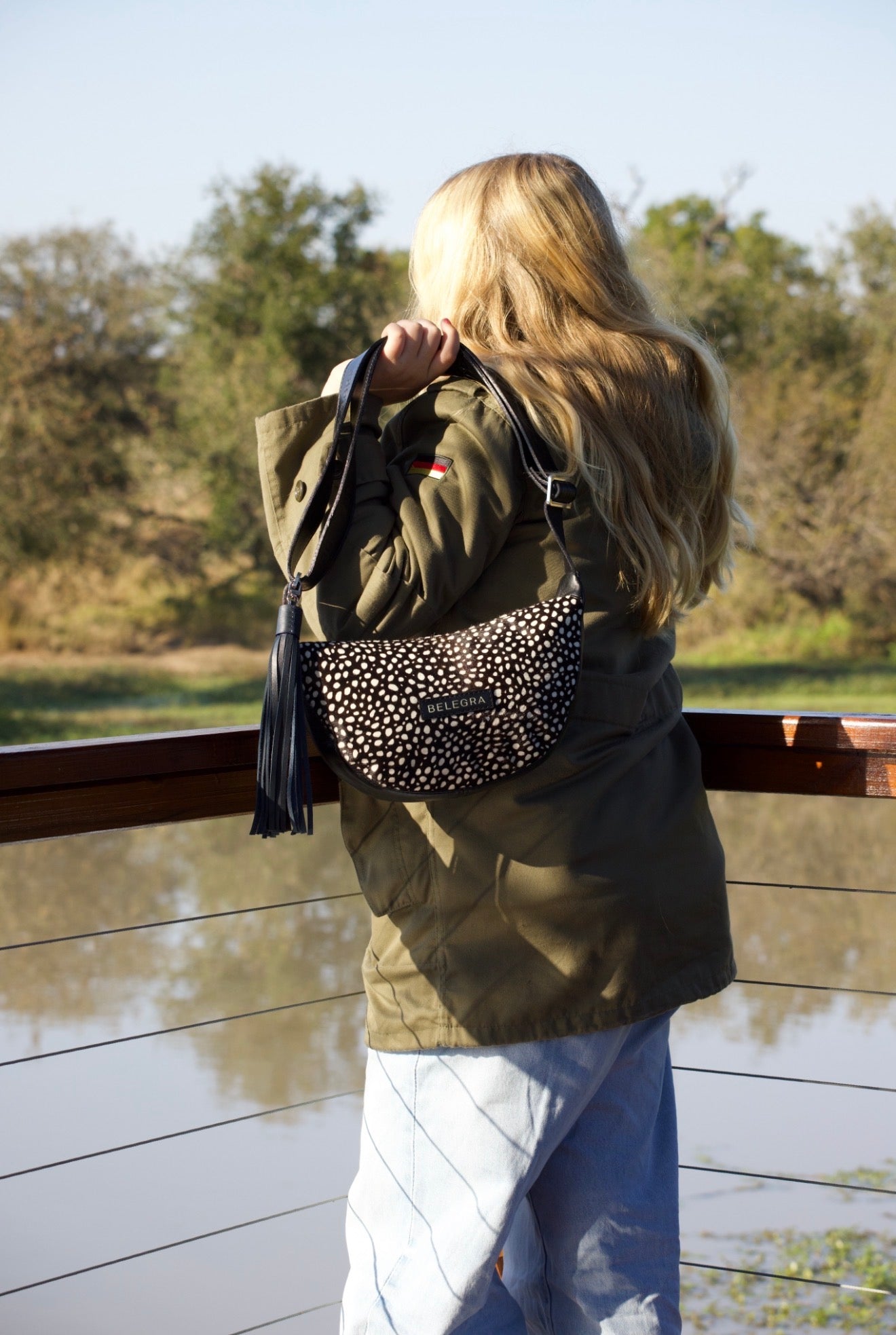 Allo Sling: Fawn Print