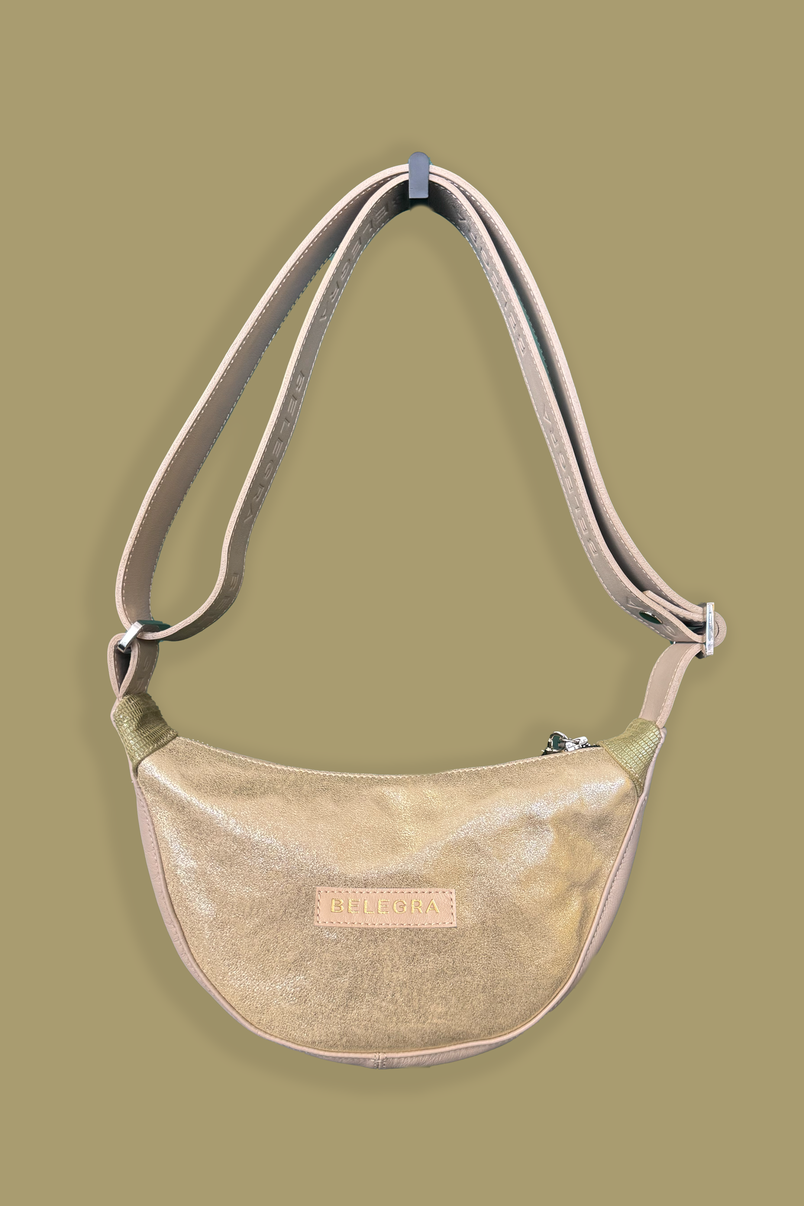 Echo Sling: Taupe & Gold