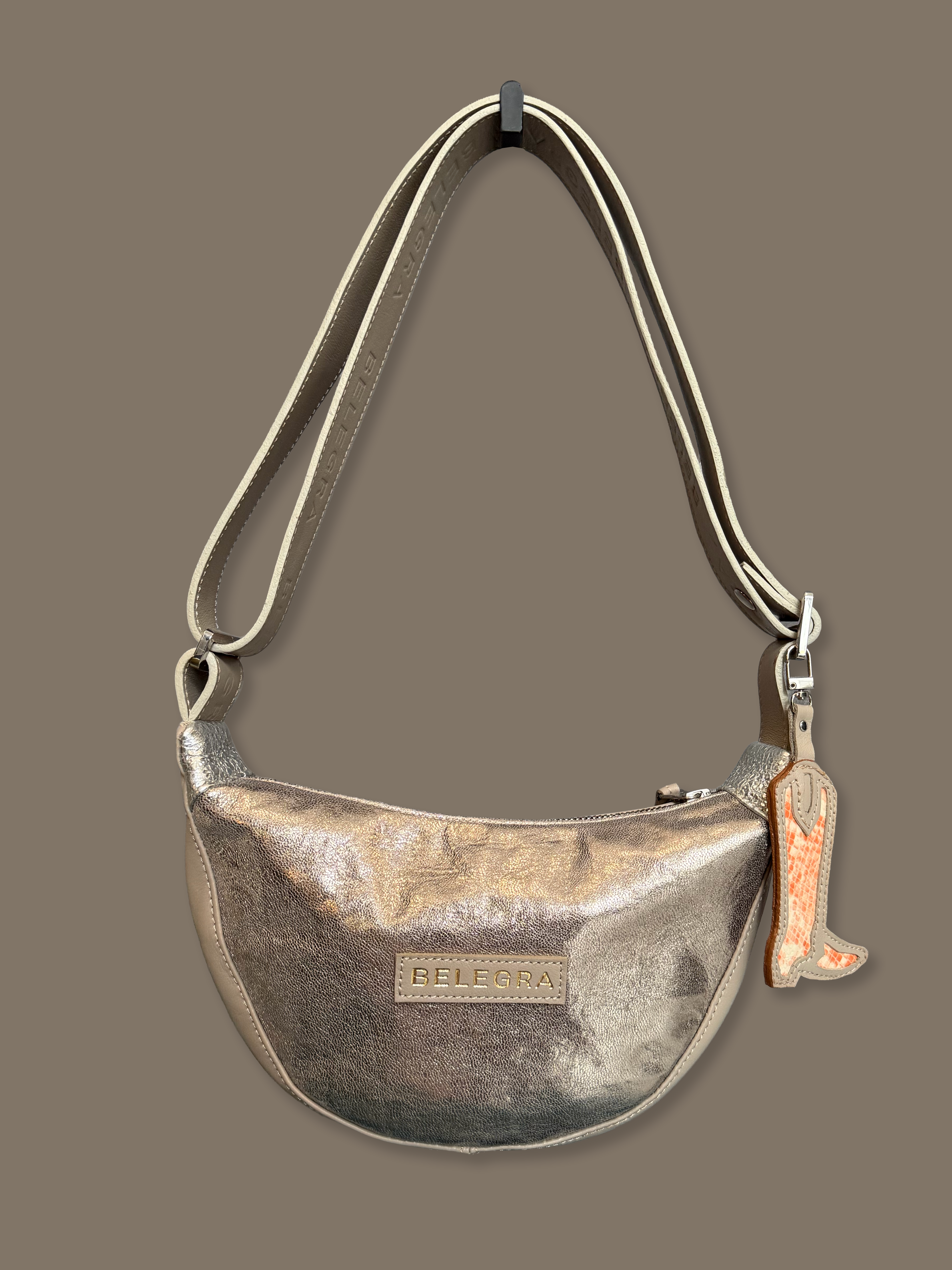 Echo Sling: Taupe & Gold