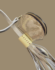 Lemoomoo Coin Purse & Tassel: Gold Speckle