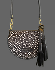 Husk Bag: Fawn print & black