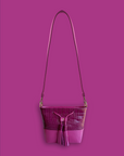 Mara Bucket: Pink Croc Print