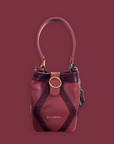 Matriarch Bucket Bag Plum & Croc Print