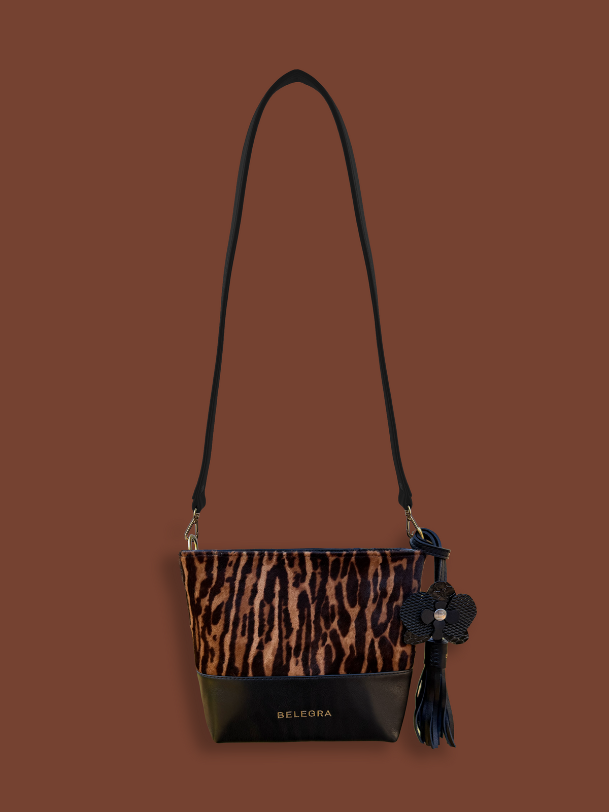 Mara Bag: Textured Savana Print