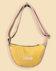 Echo Sling: Chartruese Croc Print