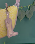 Echo Sling: Chartruese Croc Print
