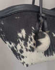 Le Brood Tote: Nguni & Black
