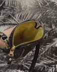 Crossbody Pouch Black & Speckled Rose Gold