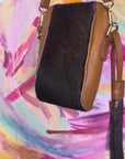 Crossbody Pouch Nguni & Tan