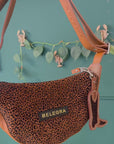 Echo Sling: Dark Tan Leopard