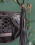 Husk Bag: Serpent Print & Chrome