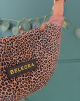 Echo Sling: Light Tan Leopard