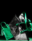 Wine Carrier: Green Nguni