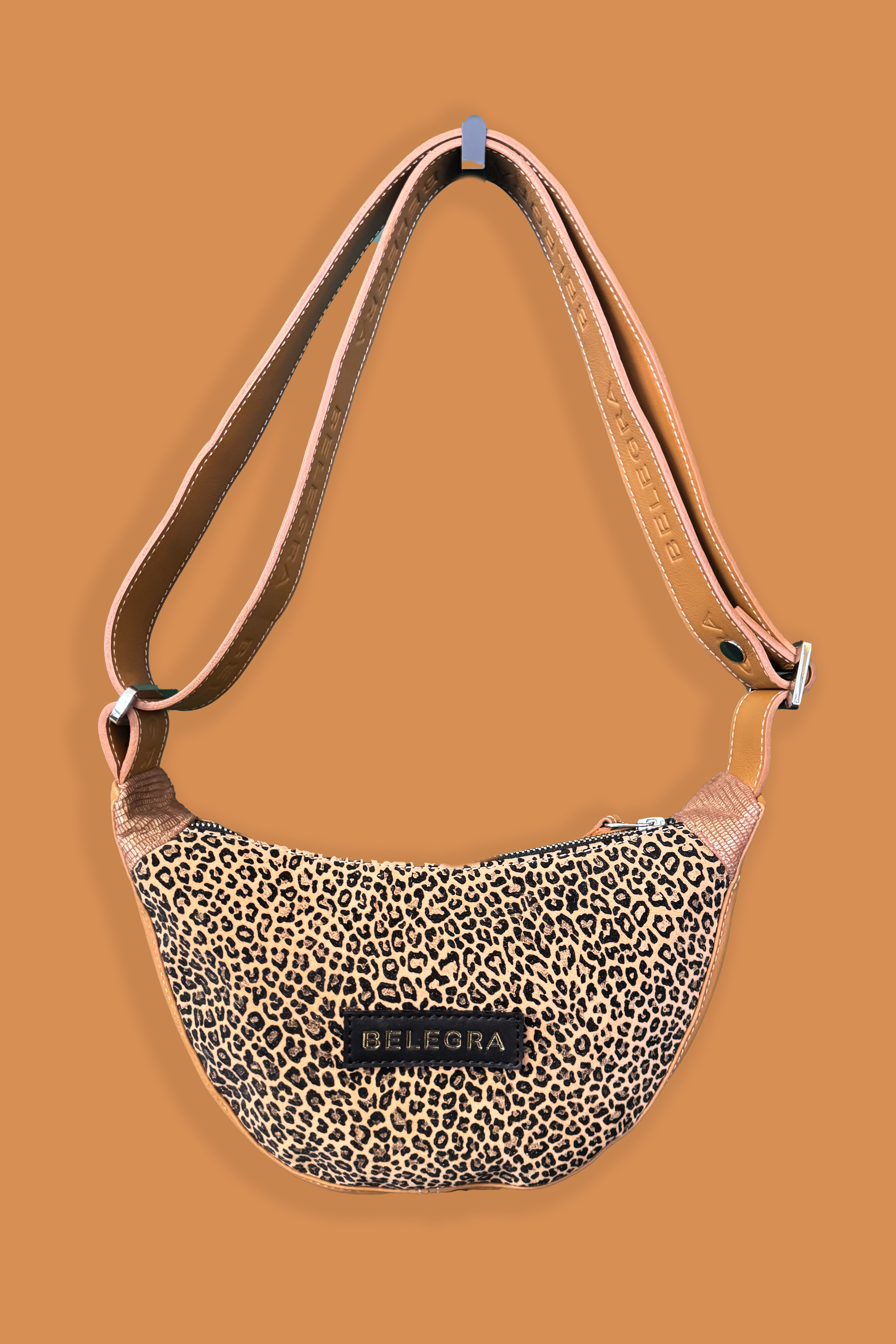 Echo Sling: Light Tan Leopard