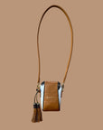 Crossbody Pouch Tan & Nguni