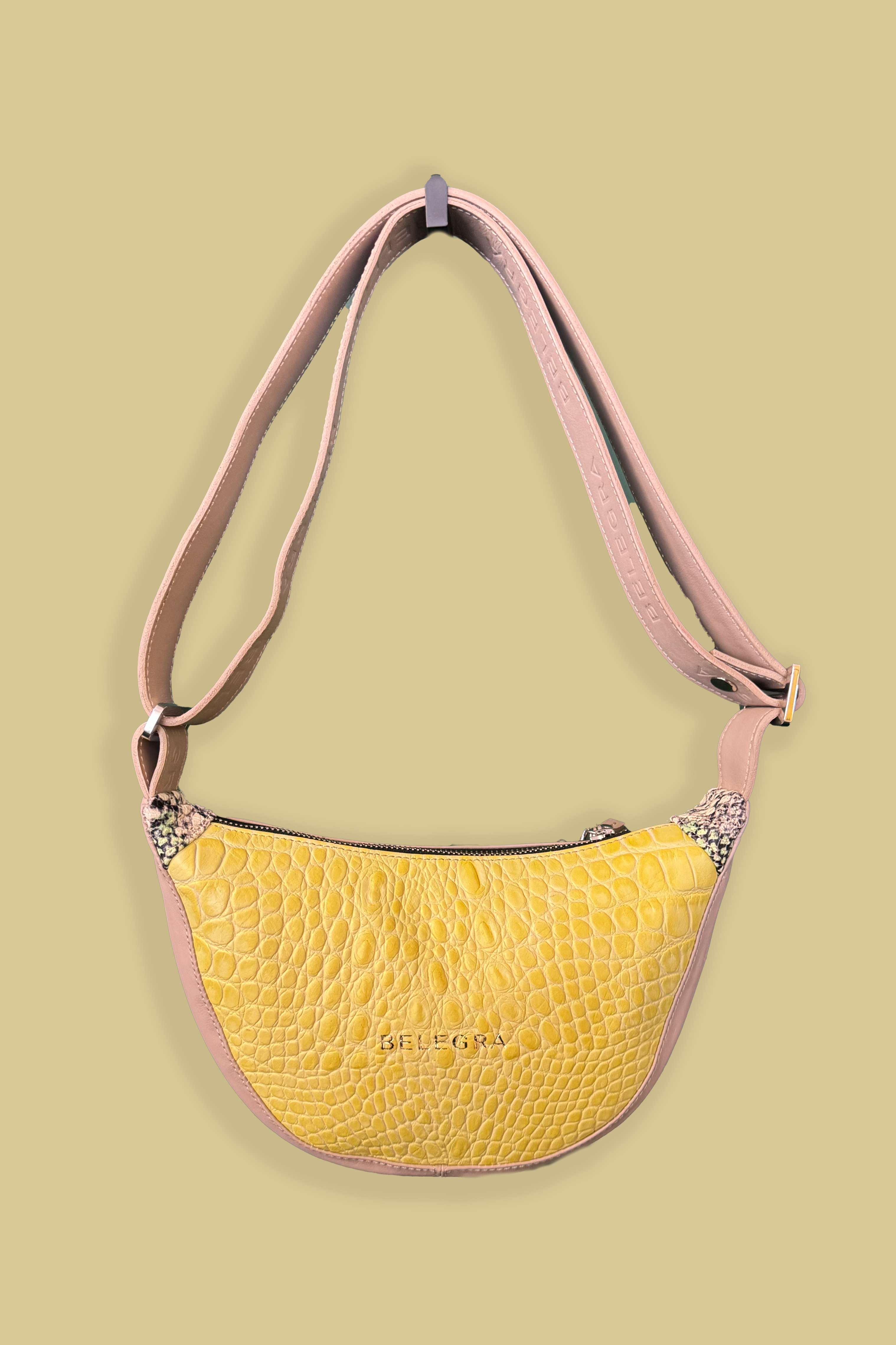 Echo Sling: Chartruese Croc Print
