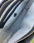 Amara Tote: Indigo & Black