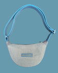 Echo Sling: Silver Diamond & Sky Blue
