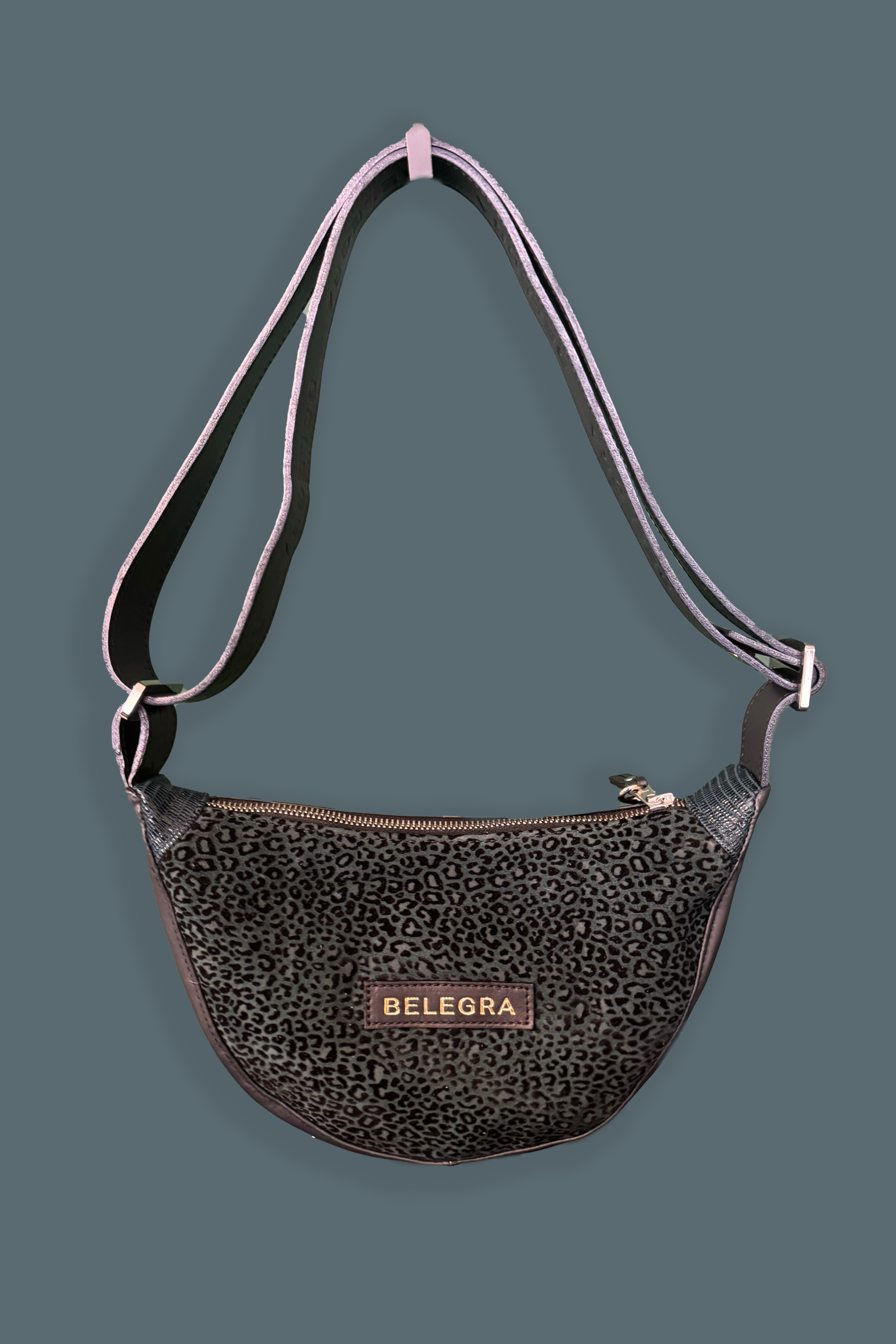 Echo Sling: Navy &amp; Leopard