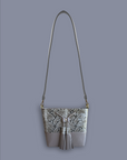 Mara Bucket: Snake Print & Taupe
