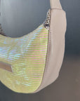 Allo Sling: Pearlescent & Green Stripes