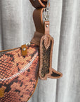 Echo Sling: Caramel Snake Print