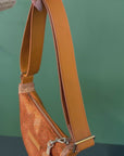 Echo Sling: Tan & Gold
