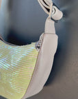 Allo Sling: Pearlescent & Green Stripes