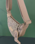 Echo Sling: Taupe & Blue Leo